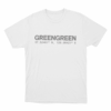 Green Green Unisex T Shirt White